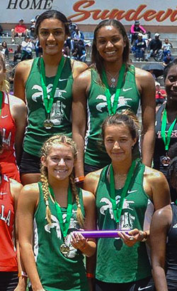 4x100 record