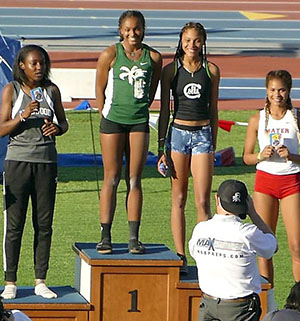 Long Jump Podium