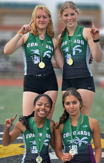 Girls 4x400 record